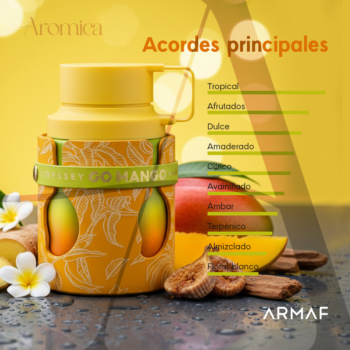 Perfume Árabe Go Mango Odyssey Eau de Parfum 100ml.