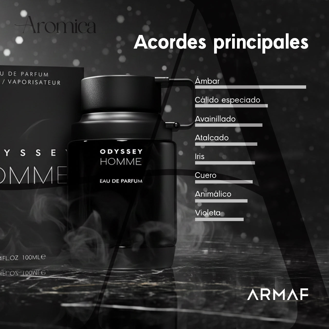 Armaf Odyssey Homme Black – Eau de Parfum | 100 ml