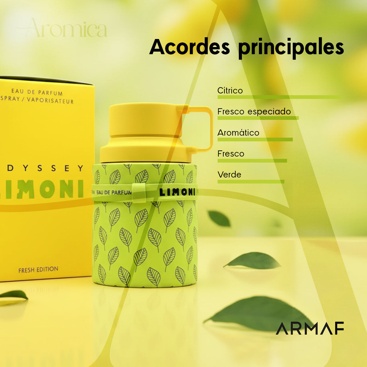 Armaf Odyssey Limoni Fresh Eau de Parfum para Hombre | 100ml