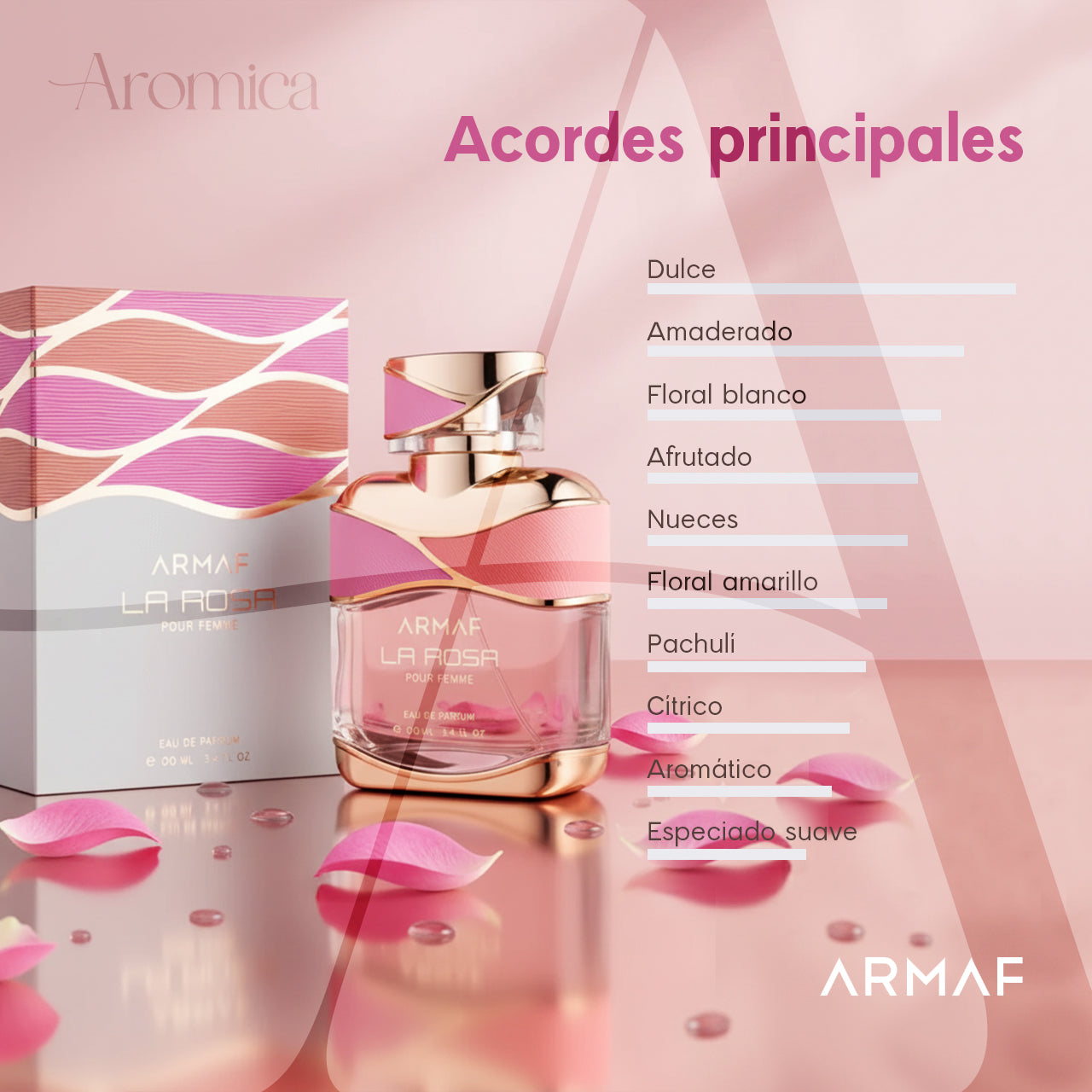 La Rosa Pour Femme Eau de Parfum para Mujer de Armaf | 100ml