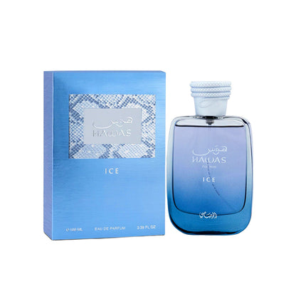Perfume Árabe Hawas Ice Rasasi Hombre EDP 100 ml
