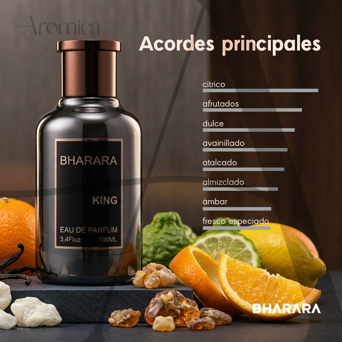 Perfume Árabe Bharara King Men Eau de Parfum 100ml