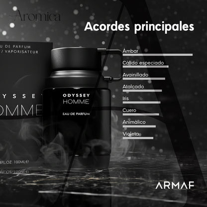 Perfume Árabe Armaf Odyssey Homme Black Eau de Parfum | 100 ml
