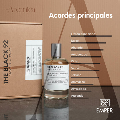 Perfume Árabe Emper The Black 92 Unisex EDP 100 ml