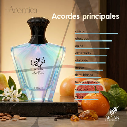 Perfume Árabe Afnan Turathi Electric Hombre EDP 90ml