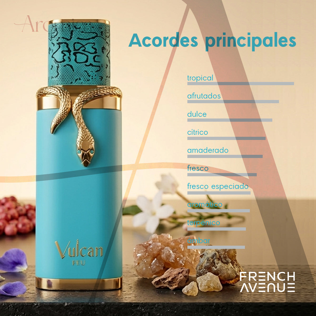 Perfume Árabe Vulcan Feu Eau de Parfum 100ml