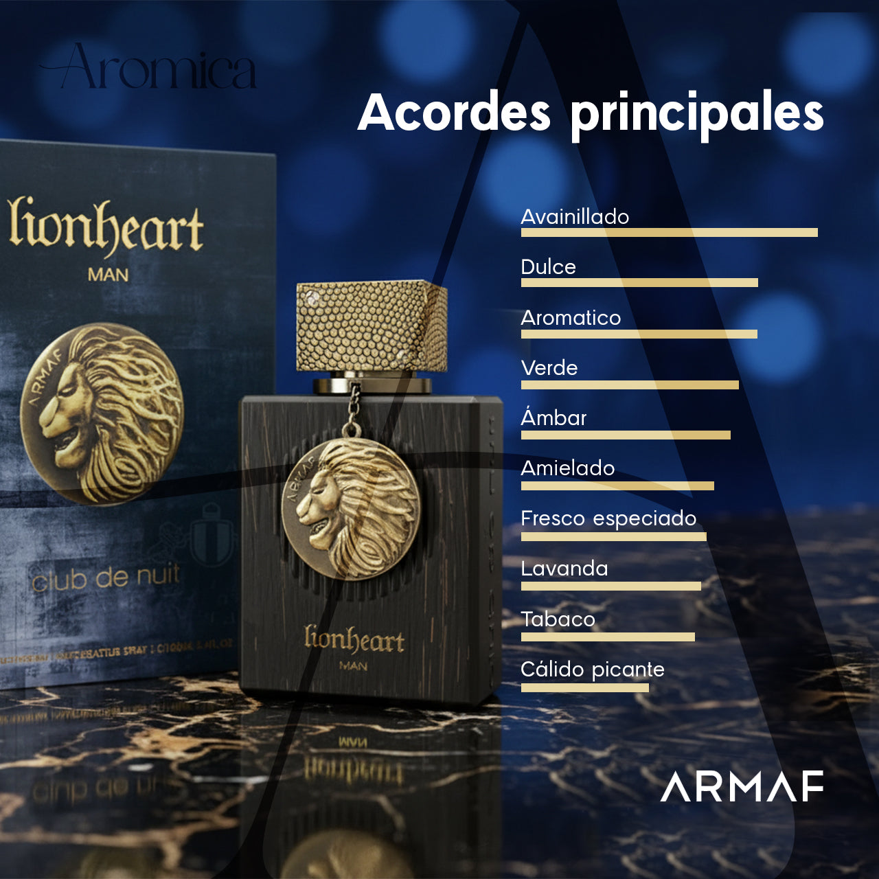 Club De Nuit Lionheart Eau de Parfum para Hombre de Armaf | 100ml