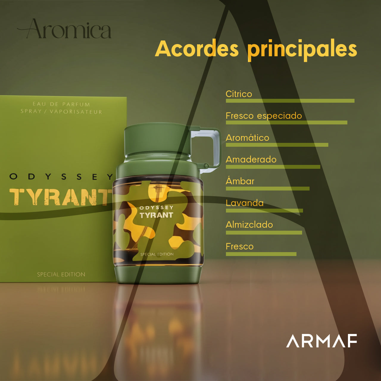 Odyssey Tyrant Eau de Parfum para Hombre de Armaf | 100ml