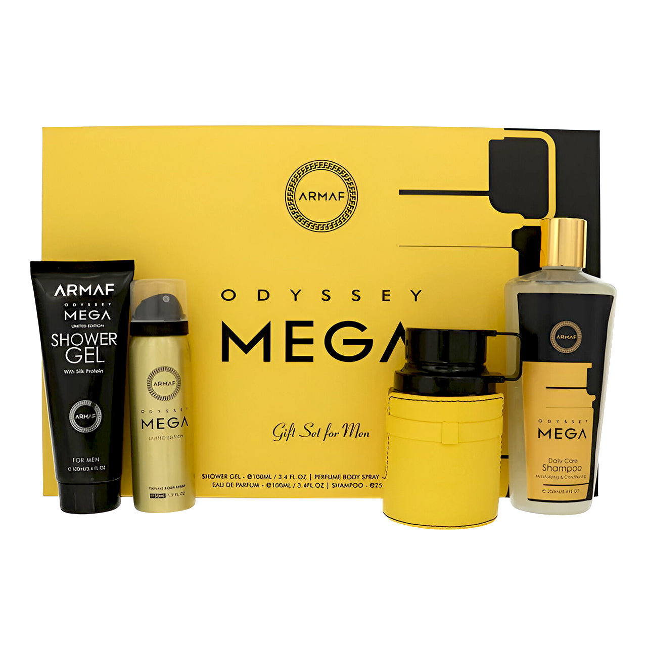 Set de 4 pzas – Odyssey Mega For Men – Eau de Parfum 100ML