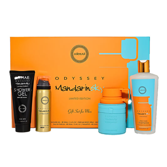 Perfume Arabe - Set de 4 pzas - Odyssey Mandarin Sky – Eau de Parfum 100ML